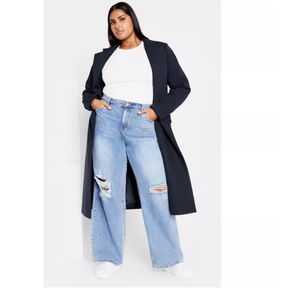 Women's Mia Coat - Navy - Sz. XL/22W
